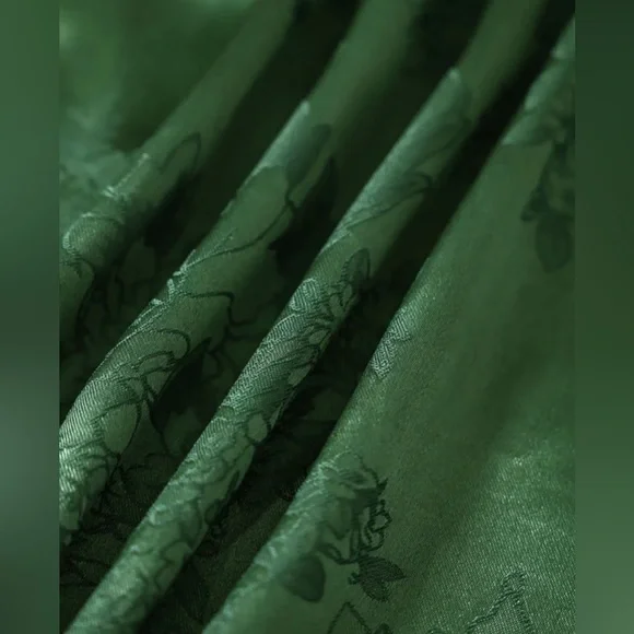 NWT RIHOAS Cowl Neck Jacquard Satin Maxi Dress Sz S, M, L, XL. - Picture 6 of 7